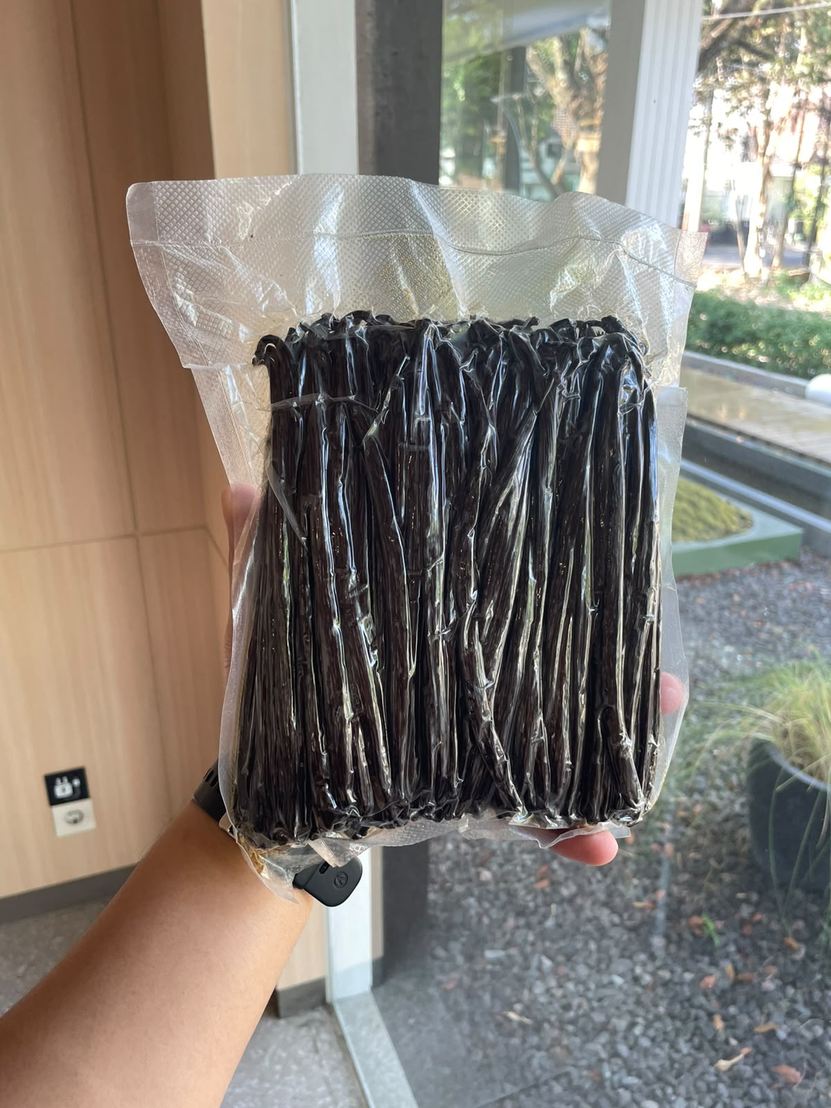 Packaged single-origin Indonesian vanilla products